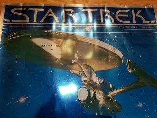 Rare Vintage Star Trek The Motion Picture Foil Poster 1979 USS ENTERPRISE 2