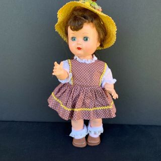 1950s Nancy Ann Storybook Debbie Doll Walker Toddler Muffie Sister 10.  5”