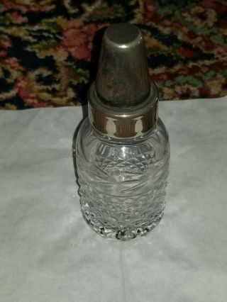 Vintage Galway Irish Crystal Baby Bottle 5 3/4”