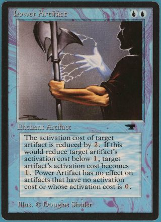 Power Artifact Antiquities Nm - M Blue Uncommon Magic Mtg Card (35347) Abugames