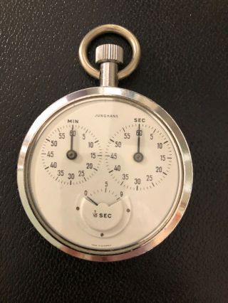 Vintage Junghans Stop Watch Made In Germany.  Great Some Blemishes On The B