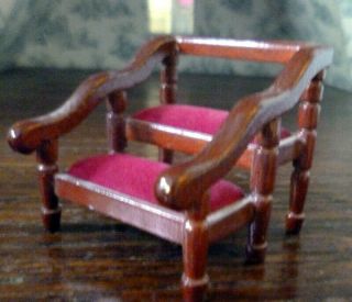 Vintage Bed Stairs Bespaq 1:12 Dollhouse Miniature
