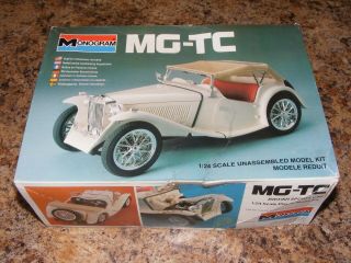 Vintage Monogram Mg - Tc 1/24 Scale Model Kit