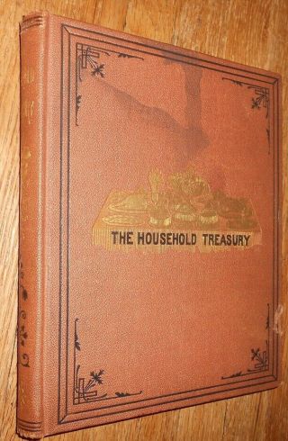 1870 Antique Cook Book The Manuscript Receipt Book And Household Treasury