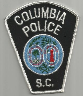 Columbia Police,  South Carolina Older Cheese Cloth Backing