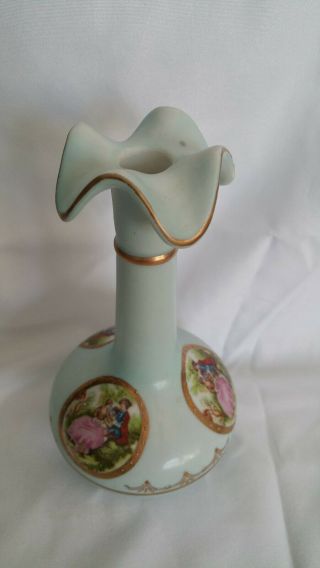 Antique vintage royal vienna porcelain vase bee hive mark 2