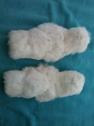 Vintage Eskimo Doll in fur and leather shoes with papooses - set of 2 dolls 3
