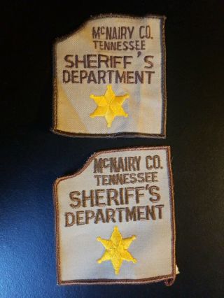 (2) Mcnairy County Tennessee Sheriff 