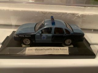 Massachusetts 97 State Police Diecast Car 1:43 Scale In Case