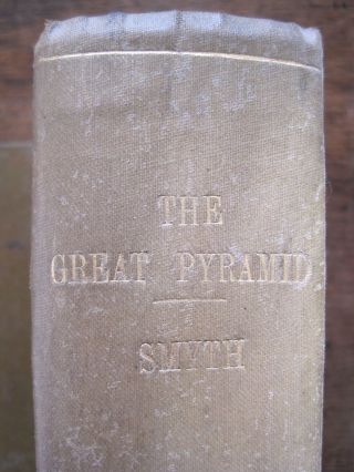 Antique The Great Pyramid,  By Piazzi Smyth,  1880,  4th Ed,  Christian,  Egypt Maps,  Plans