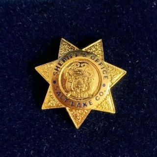 Salt Lake County,  Utah Sheriff Office Badge Pin