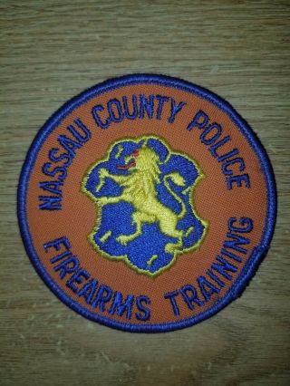 Nassau County Police Patch Firearms Training