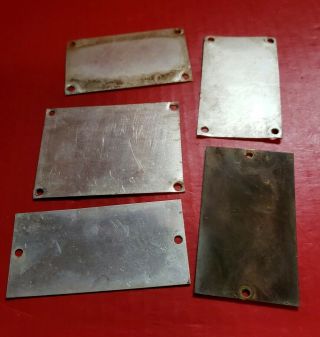 1970 ' s Camper Data Tags,  Plate,  Shasta,  Airstream,  RV,  Motor Home,  Vintage Part■ 4