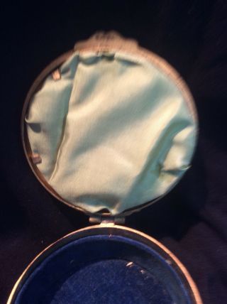 Antique French Gilt Bronze Enameled Painting Portrait Jewelry Trinket Box 7
