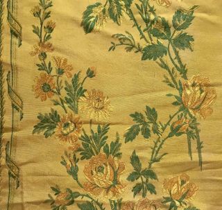Timeworn Mid 19th Century French Silk Brocade,  Spitalfields Lyon 449