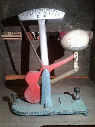 Antique Zenith Egg Grader Scale Cast Iron Vtg Country Kitchen Farm Decor Ny