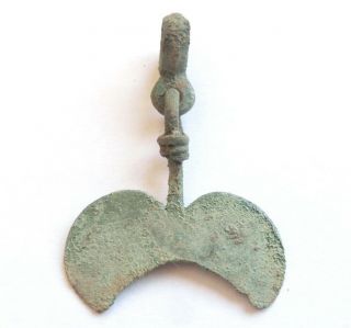Ancient Greek Scythian Bronze Horse Harness Pendant / Decoration Moon - 700 Bc
