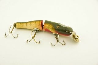 Vintage Lucky Strike Jointed Pikie Antique Fishing Lure ET43 2