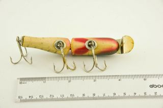 Vintage Lucky Strike Jointed Pikie Antique Fishing Lure ET43 5