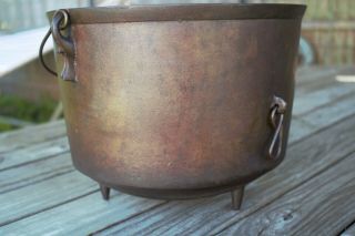 Antique Cast Iron Peyote Water Drum,  Bean Pot,  Kettel,  Over 130 Years Old