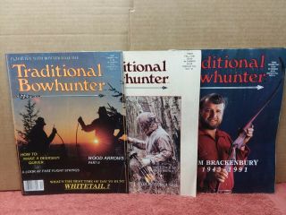 29 Vintage Traditional Bowhunter Archery Magazines