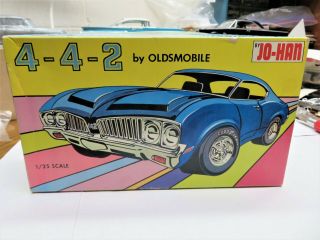 1/25 Johan 1970 Oldsmobile 442 Funny Car Model Box Only Kit C - 1670