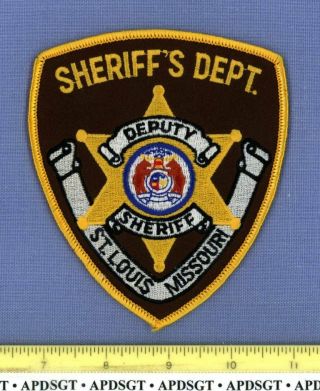 St Louis City Deputy Sheriff Department Missouri Police Patch State Seal