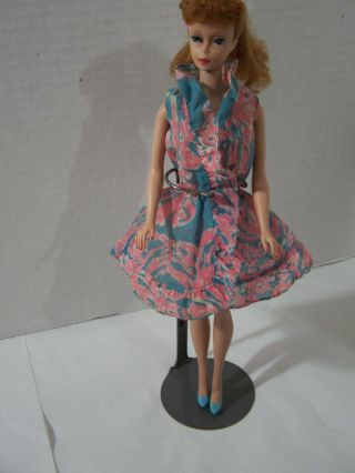 Vintage Barbie Ruffles ’n Swirls Dress 1763 1970 - 71 G54 - 1r