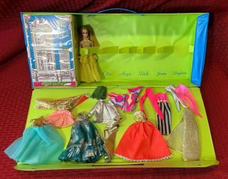 Vintage Dawn Doll,  Case And Clothes
