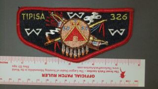 Boy Scout Oa 326 Tipisa First Solid Flap 1752ii