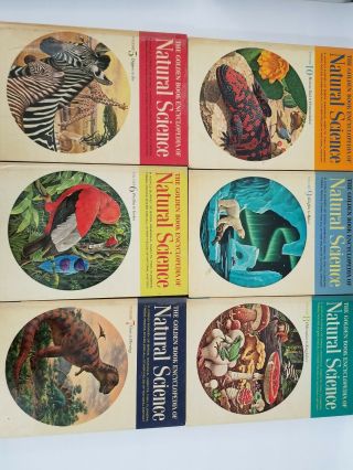 The Golden Book Encyclopedia of Natural Science Complete Set Vintage Antique 5