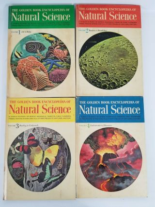 The Golden Book Encyclopedia of Natural Science Complete Set Vintage Antique 6
