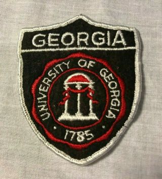 Uga University Of Georgia College Travel Tourism Souvenir Patch