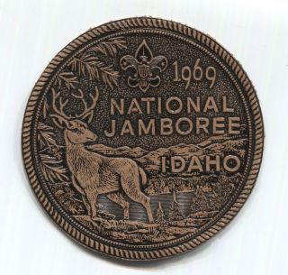 Bsa National Jamboree 1969 Leather Scout Patch - Badge,
