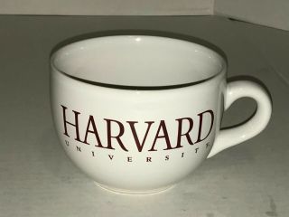 Harvard University Oversize Coffee Cup Mug Latte 5 " Diameter Nwot