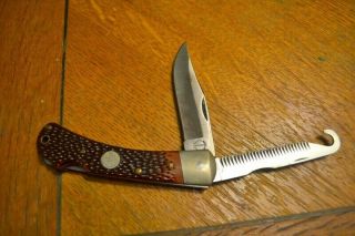 Remington R 3 Hunting Knife,  Guthook And Blade,