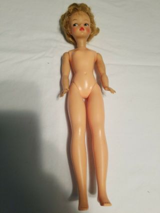 Vintage Ideal Toy Corp Tammy Doll Bs - 12 Blonde Hair Blue Eyes 12 " Plastic