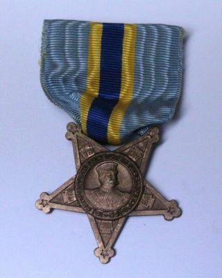 Antique General Thomas Stewart Medal For 100 Drill Attendance