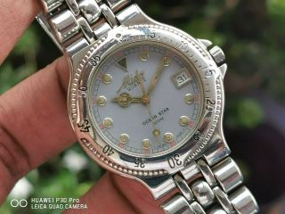Mido Ocean star 8257 Diver ' s 200M Quartz Men ' s watch vintage Swiss Made 3