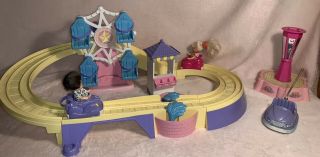 Vintage Kelly Amusement Park Roller Coaster & Ferris Wheel By Mattel 2 Dolls