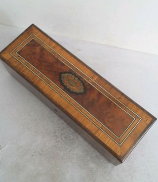 Quality,  Continental (french) Antique Inlaid Work Box.  C.  1880.