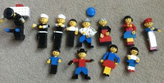 Vintage Lego Large Town People From The 1970’s