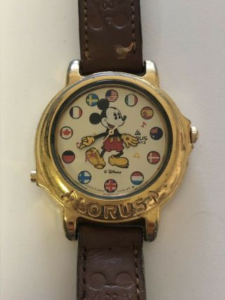 Vintage Mickey Mouse Watch Lorus Musical:it 
