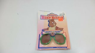 Vintage Teddy Ruxpin Sun Glasses Worlds Of Wonder Clothing Accessory Toy