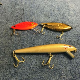 (4) Vintage Cotton Cordell Fishing Lures - Very Good 5