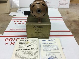 Airex Impala No.  324 Closed Face Vintage Spinning Reel And Papers