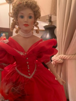 Danbury Caroline Belle Of The Masquerade Ball 20” Doll
