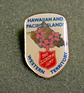 Hawaiian And Pacific Islands The Salvation Army Western Territory Lapel Pin
