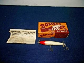 Vintage Fishing Lure With Bomber Lure Box