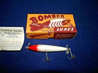 Vintage fishing Lure with Bomber Lure Box 2